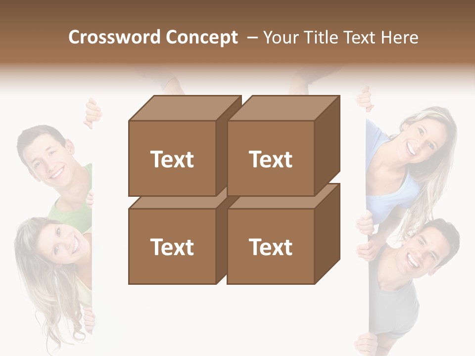 Boy Hand People PowerPoint Template