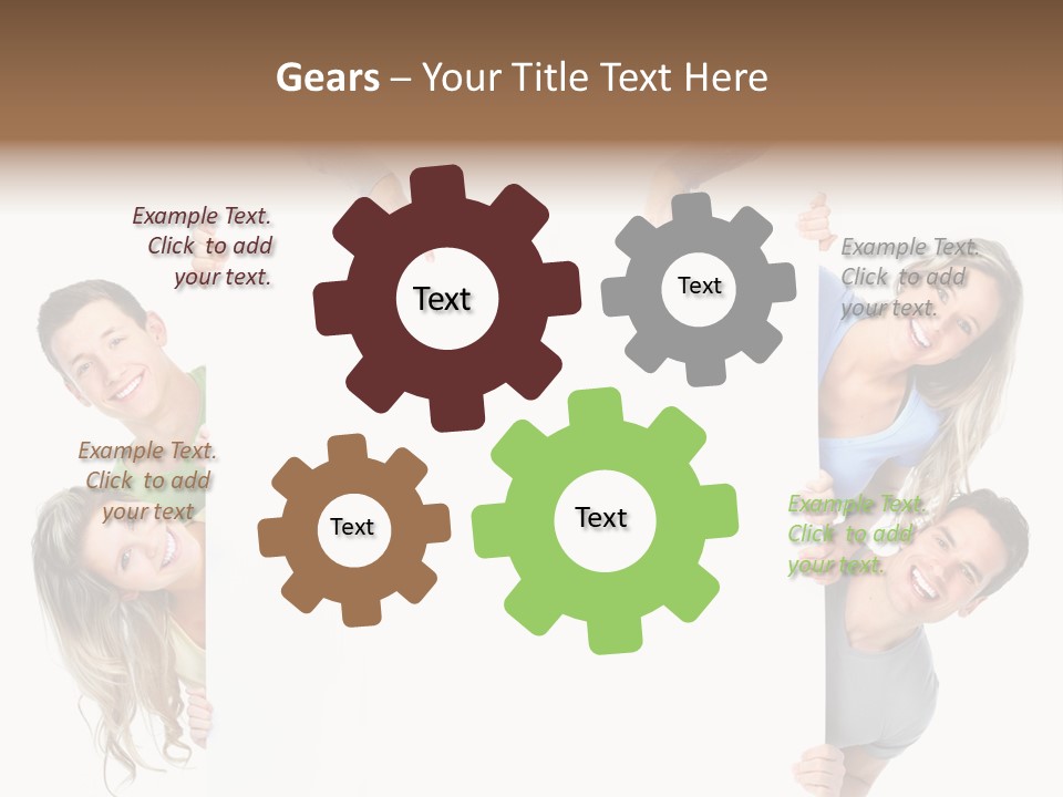 Boy Hand People PowerPoint Template