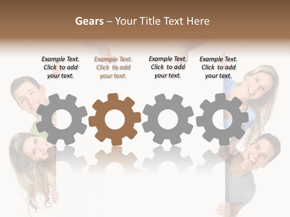 Boy Hand People PowerPoint Template