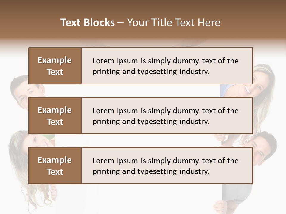 Boy Hand People PowerPoint Template