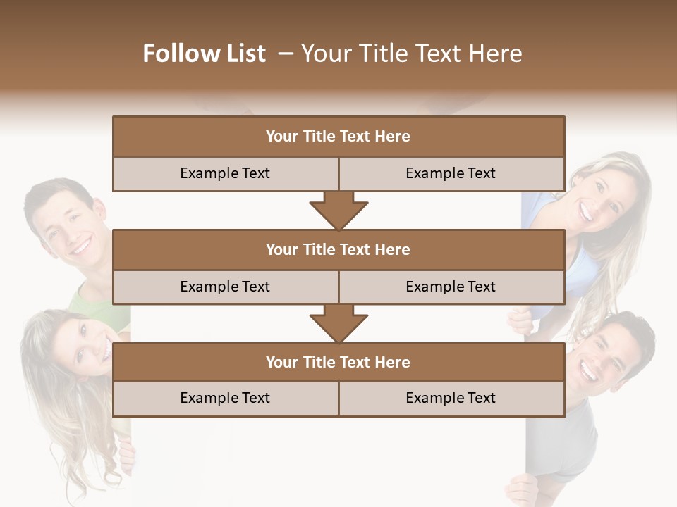 Boy Hand People PowerPoint Template