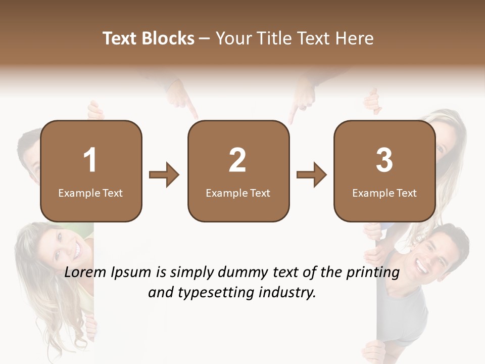 Boy Hand People PowerPoint Template