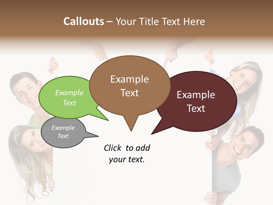 Boy Hand People PowerPoint Template