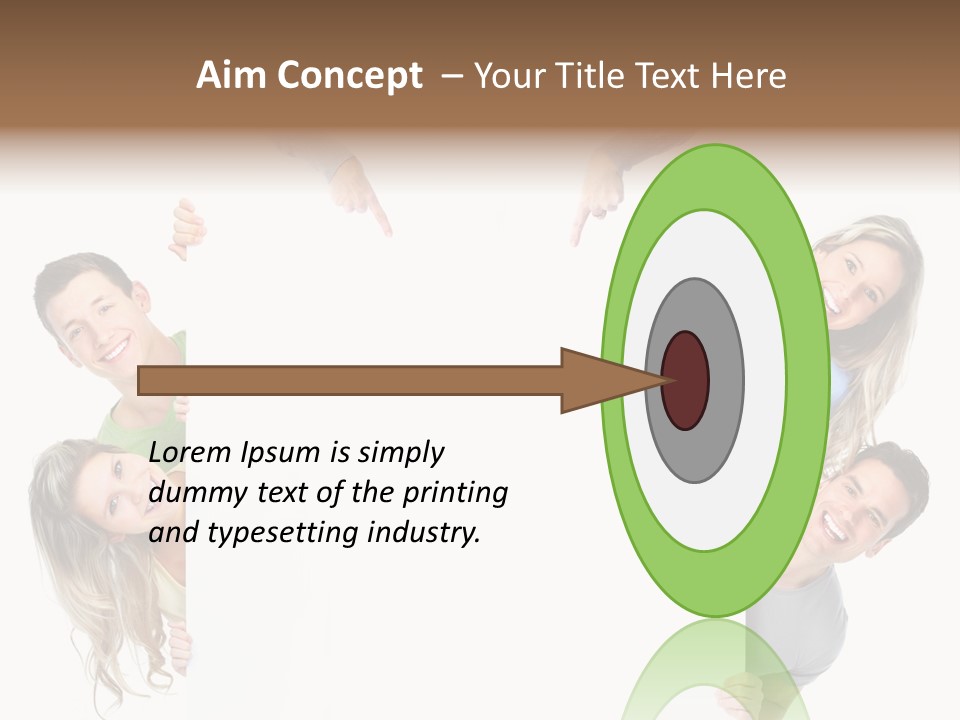 Boy Hand People PowerPoint Template