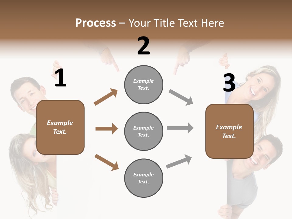 Boy Hand People PowerPoint Template