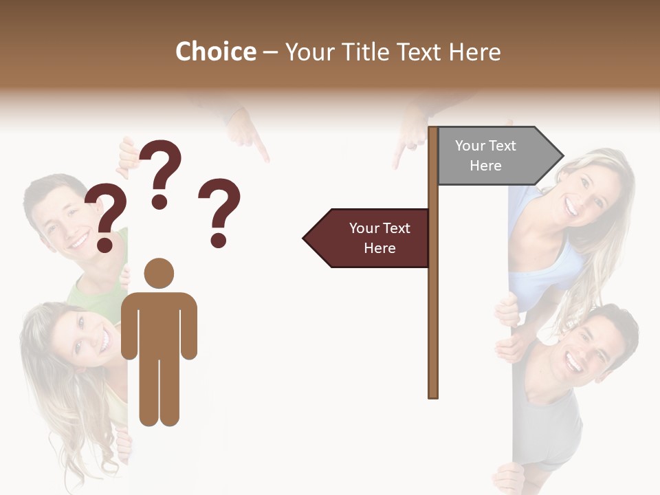 Boy Hand People PowerPoint Template