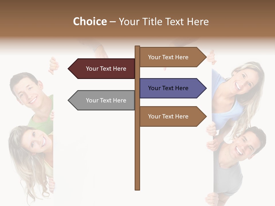 Boy Hand People PowerPoint Template