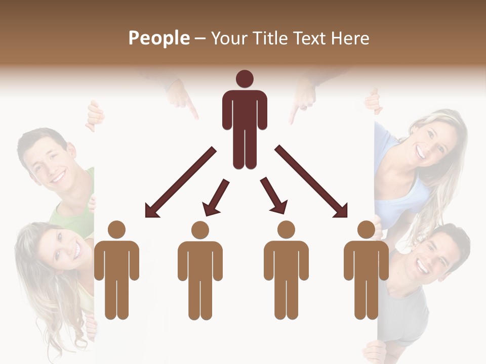Boy Hand People PowerPoint Template