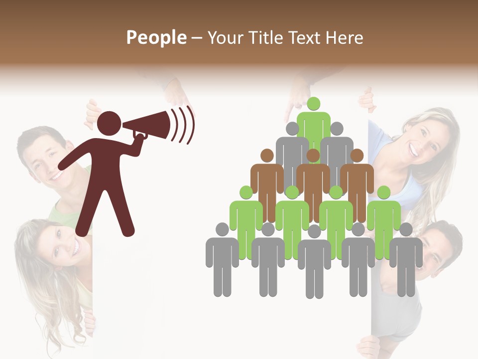 Boy Hand People PowerPoint Template