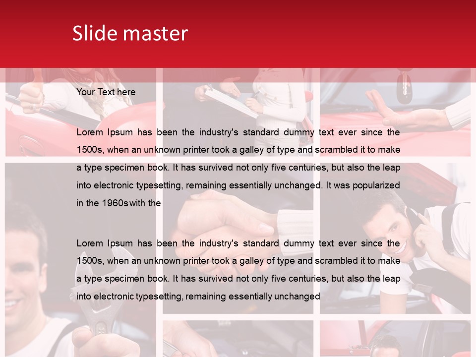 Tool Gas Woman PowerPoint Template