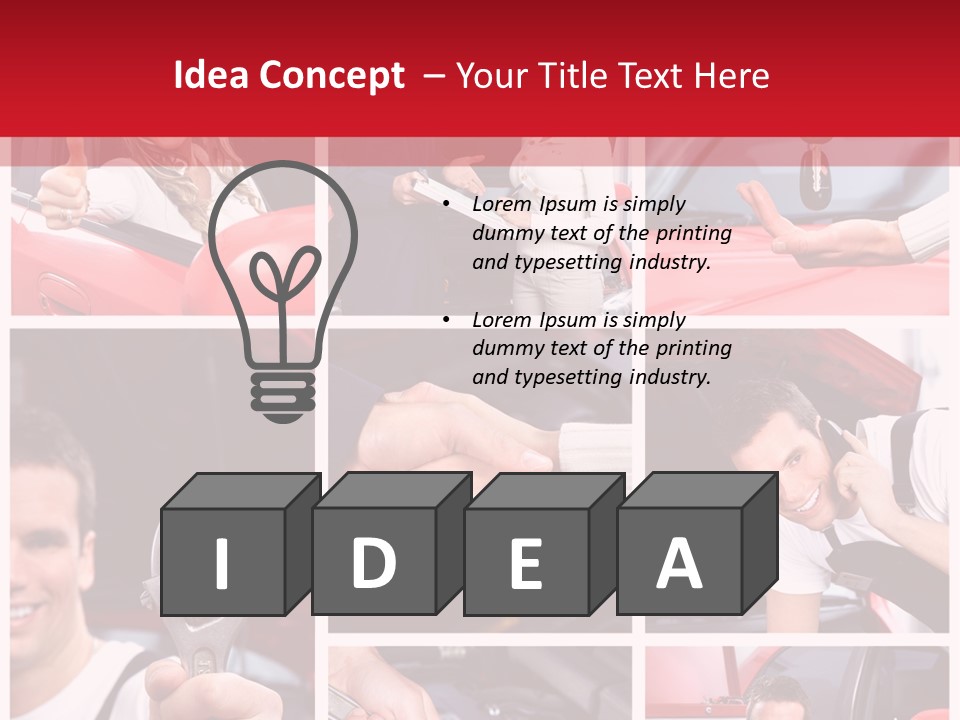 Tool Gas Woman PowerPoint Template