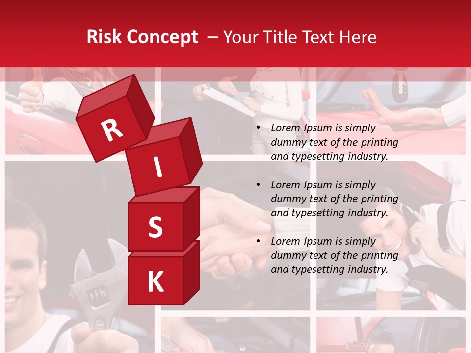 Tool Gas Woman PowerPoint Template