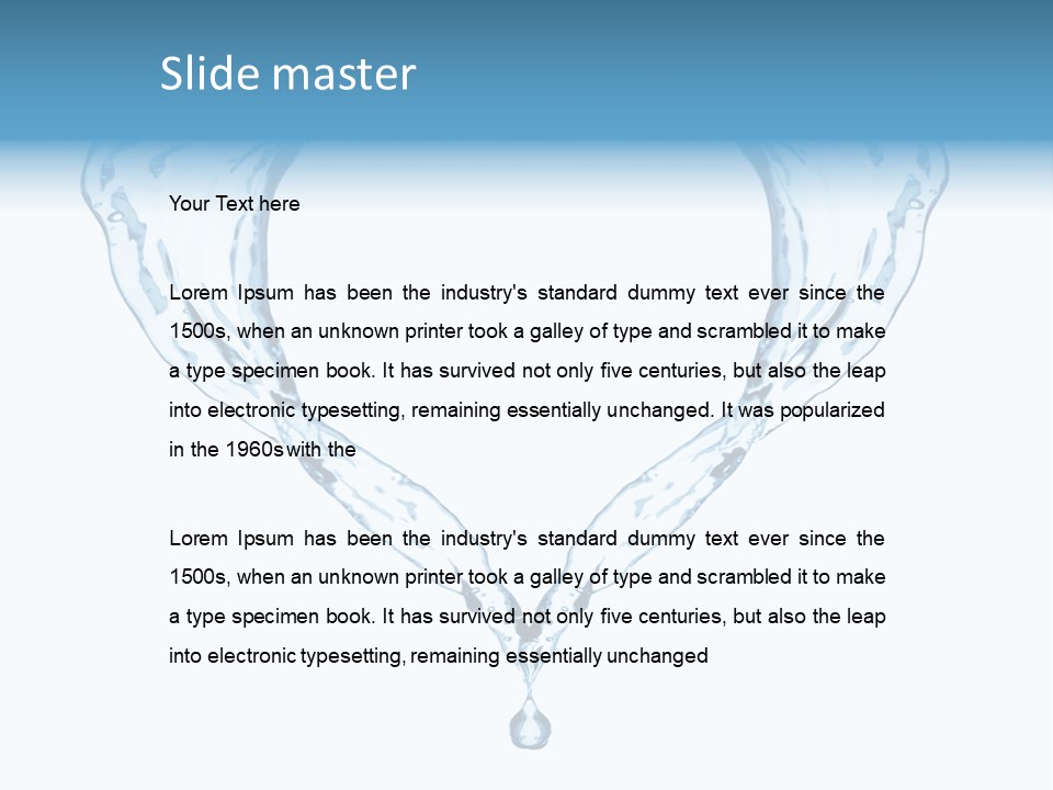 Beautiful Isolated Care PowerPoint Template