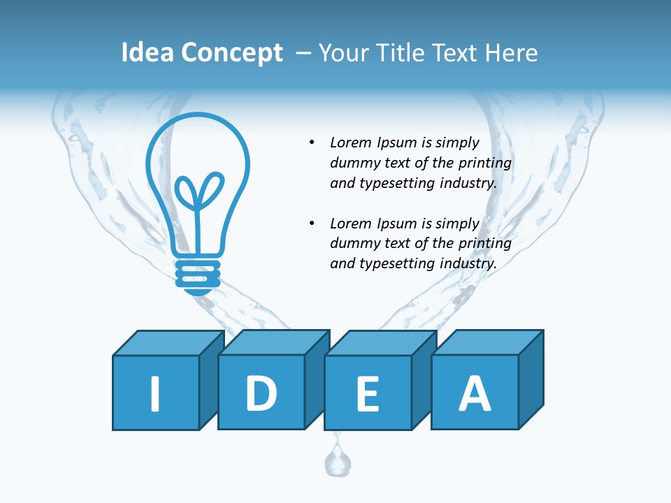 Beautiful Isolated Care PowerPoint Template