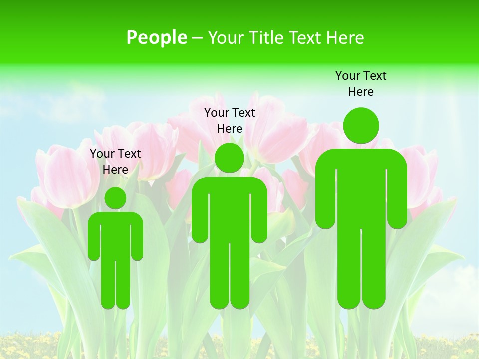 Three Friend Beautiful PowerPoint Template