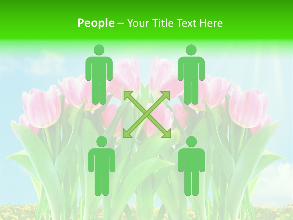 Three Friend Beautiful PowerPoint Template