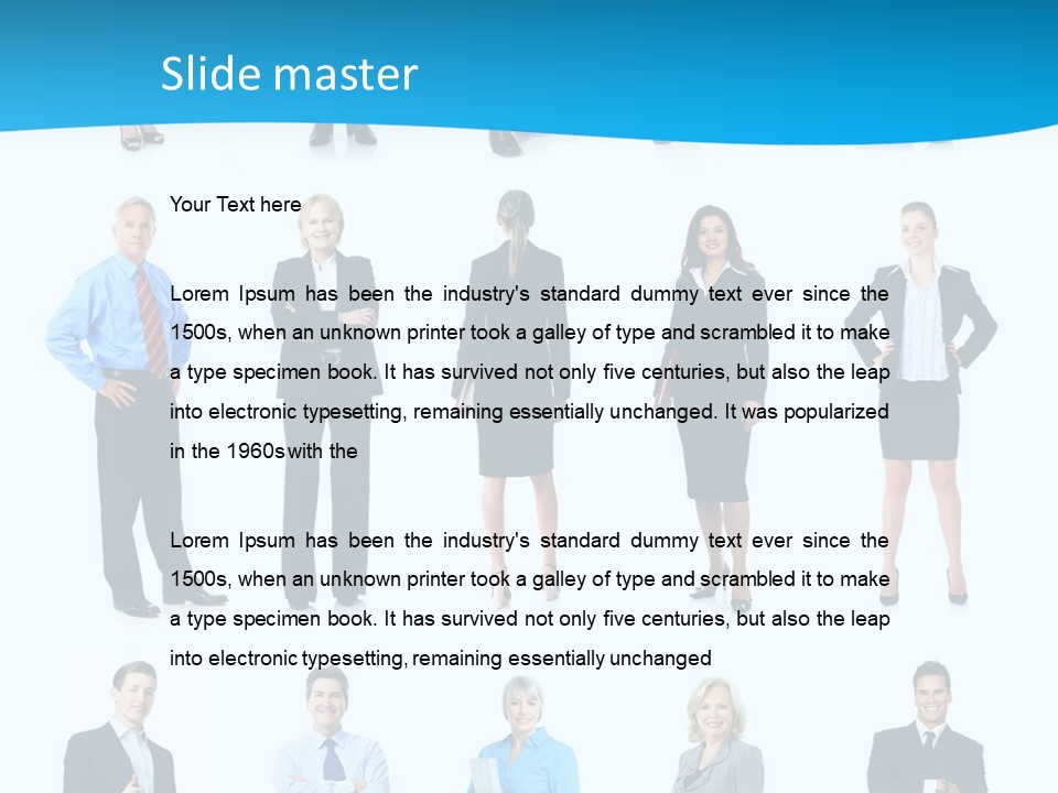 Big Success Man PowerPoint Template
