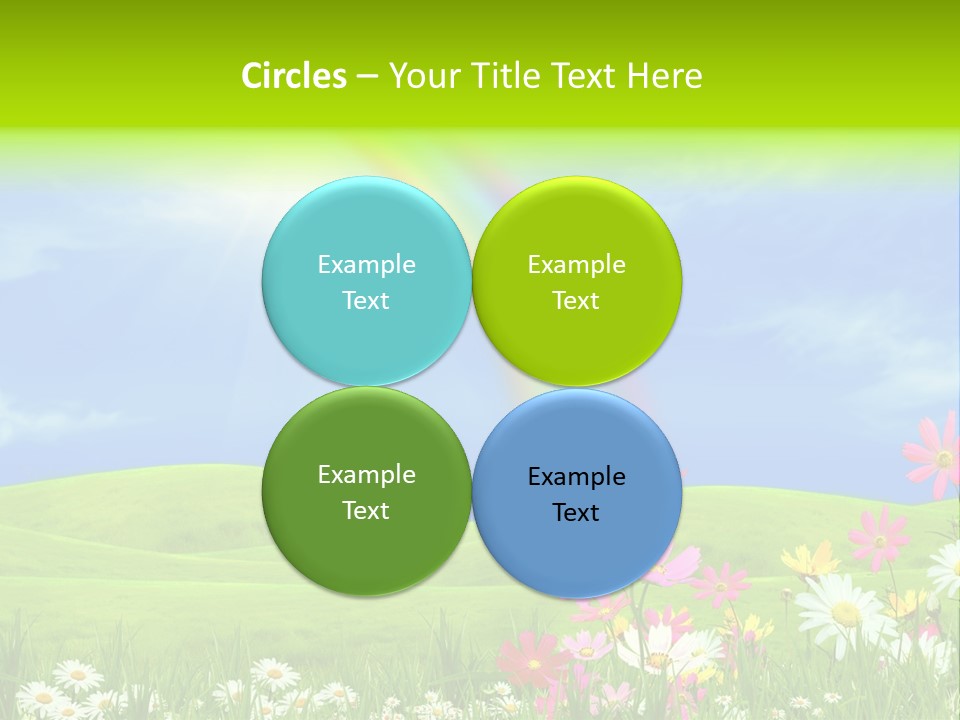 Sunny Green Outdoor PowerPoint Template