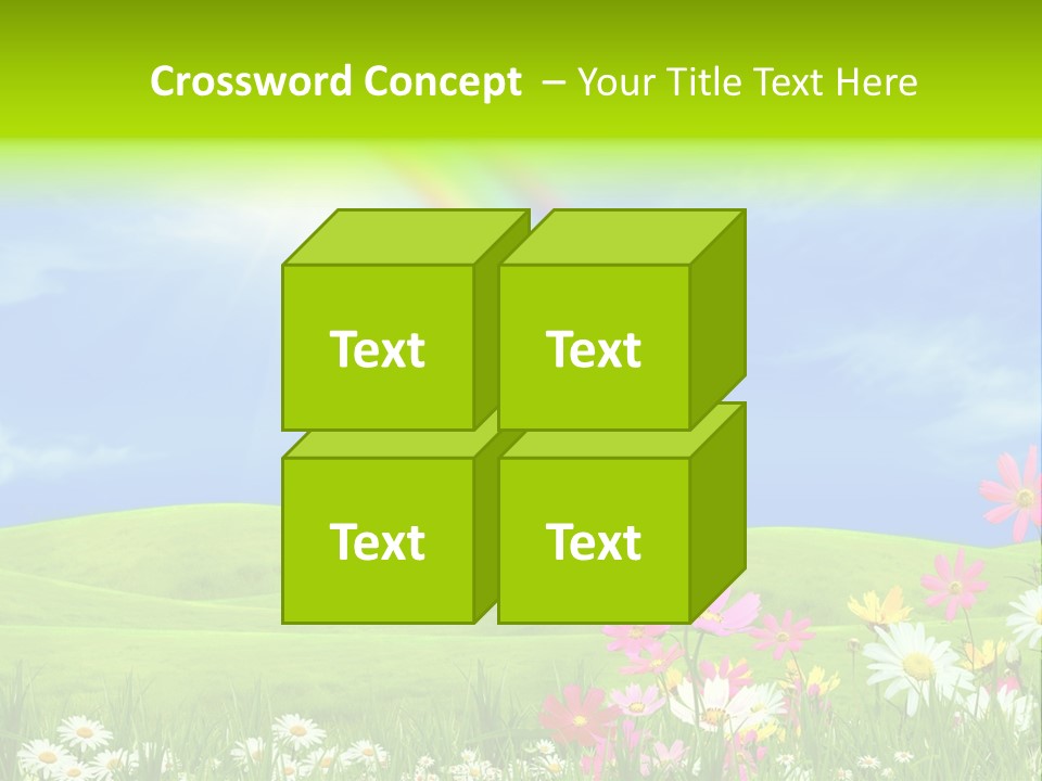 Sunny Green Outdoor PowerPoint Template