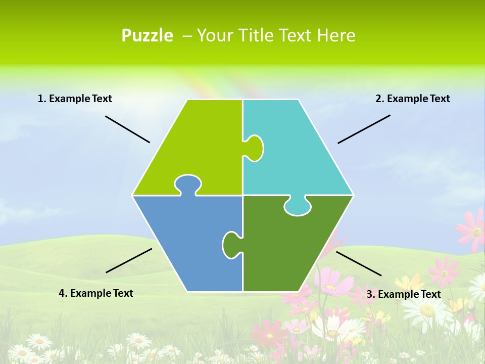 Sunny Green Outdoor PowerPoint Template