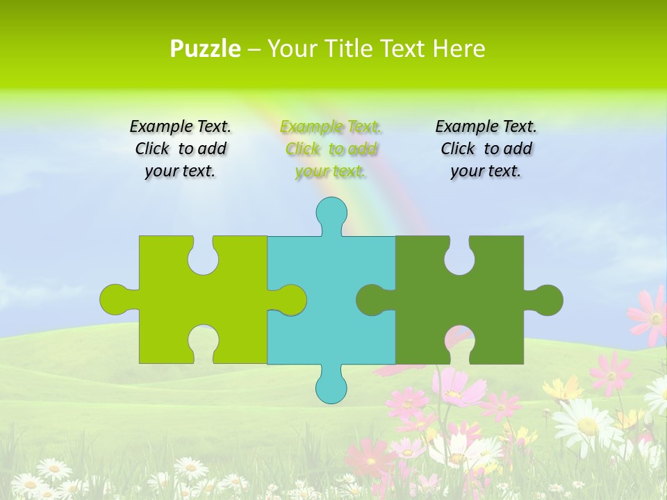 Sunny Green Outdoor PowerPoint Template