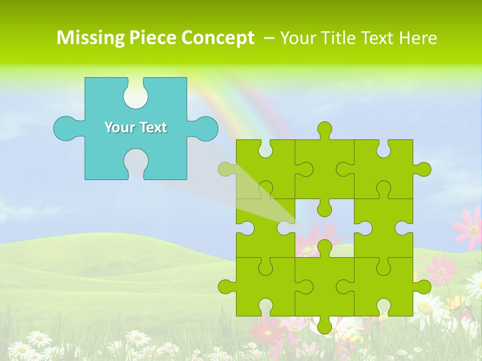 Sunny Green Outdoor PowerPoint Template