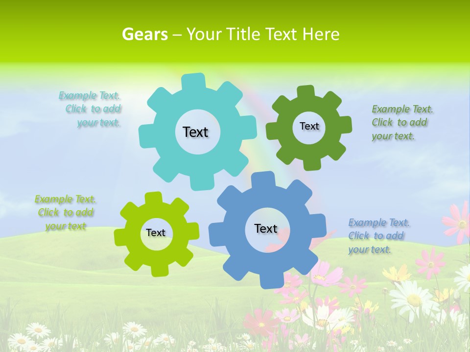 Sunny Green Outdoor PowerPoint Template