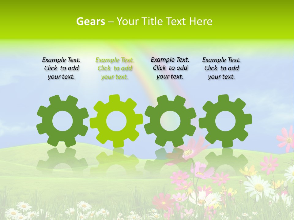 Sunny Green Outdoor PowerPoint Template