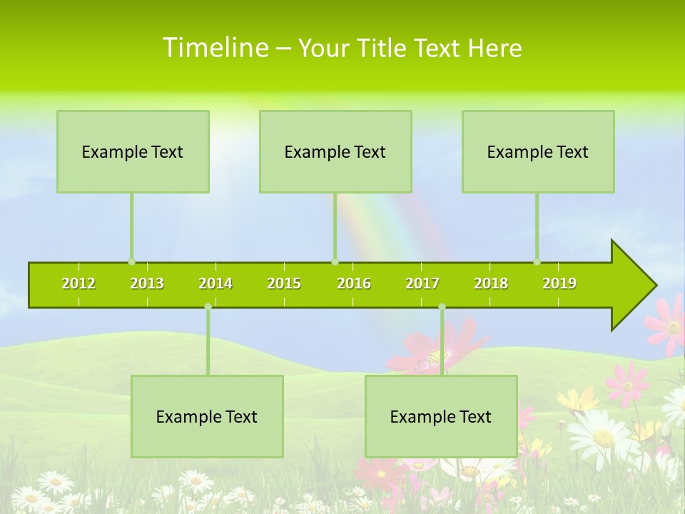 Sunny Green Outdoor PowerPoint Template