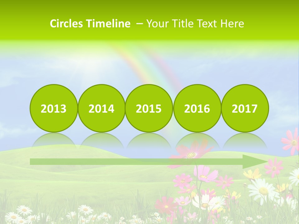 Sunny Green Outdoor PowerPoint Template