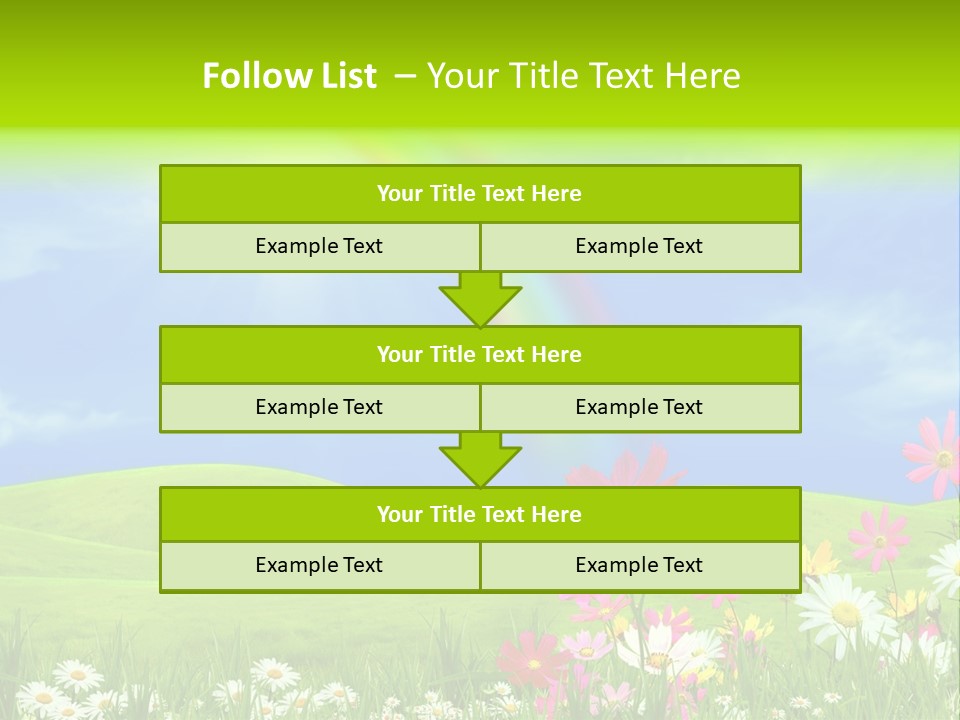 Sunny Green Outdoor PowerPoint Template