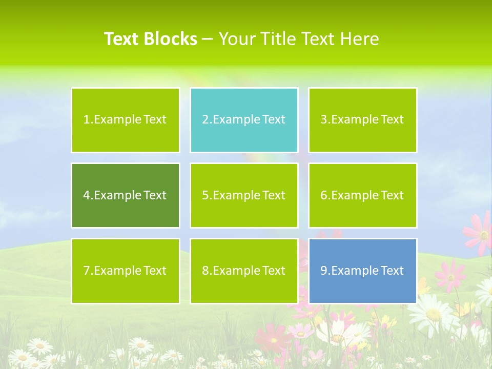 Sunny Green Outdoor PowerPoint Template