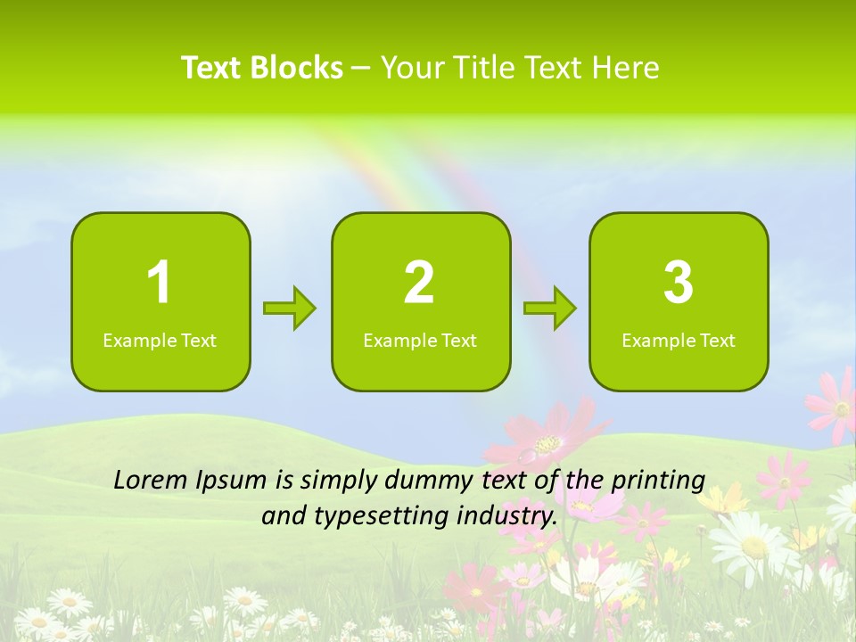 Sunny Green Outdoor PowerPoint Template
