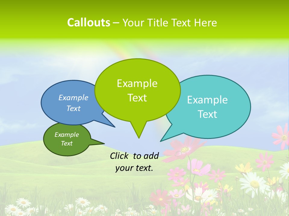 Sunny Green Outdoor PowerPoint Template