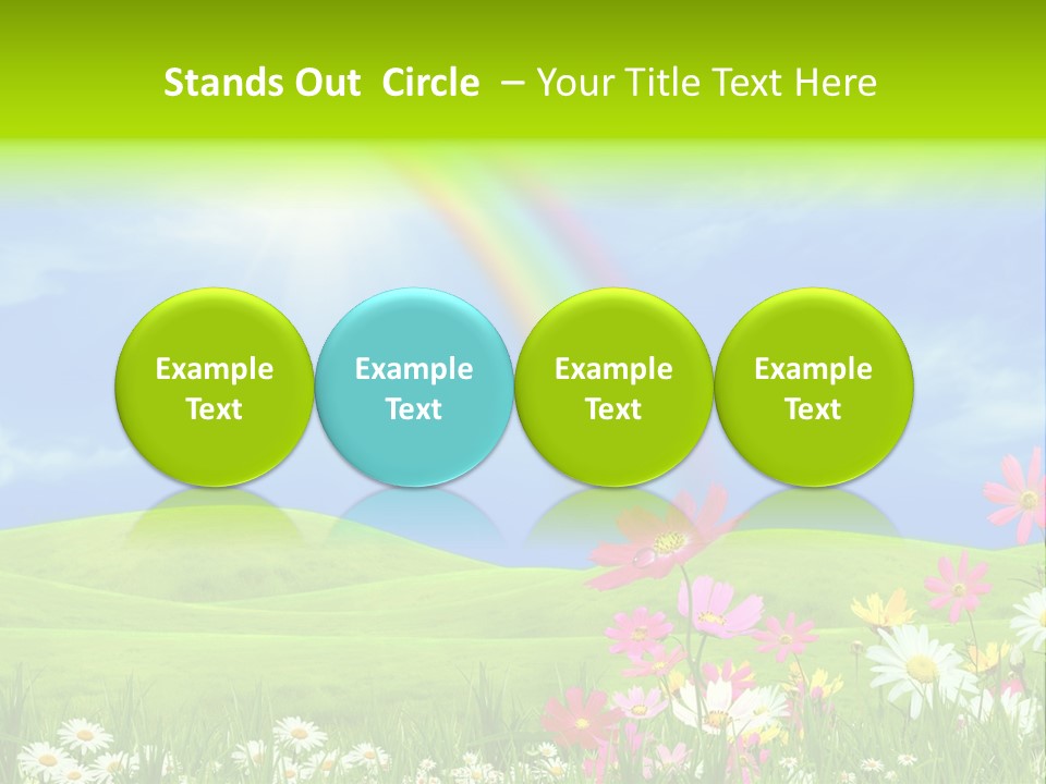 Sunny Green Outdoor PowerPoint Template