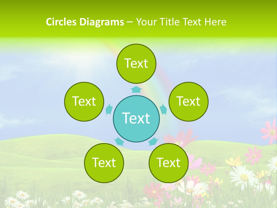 Sunny Green Outdoor PowerPoint Template