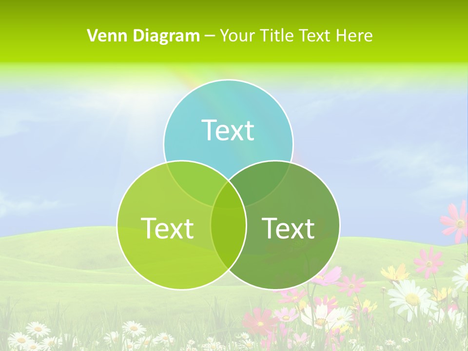 Sunny Green Outdoor PowerPoint Template