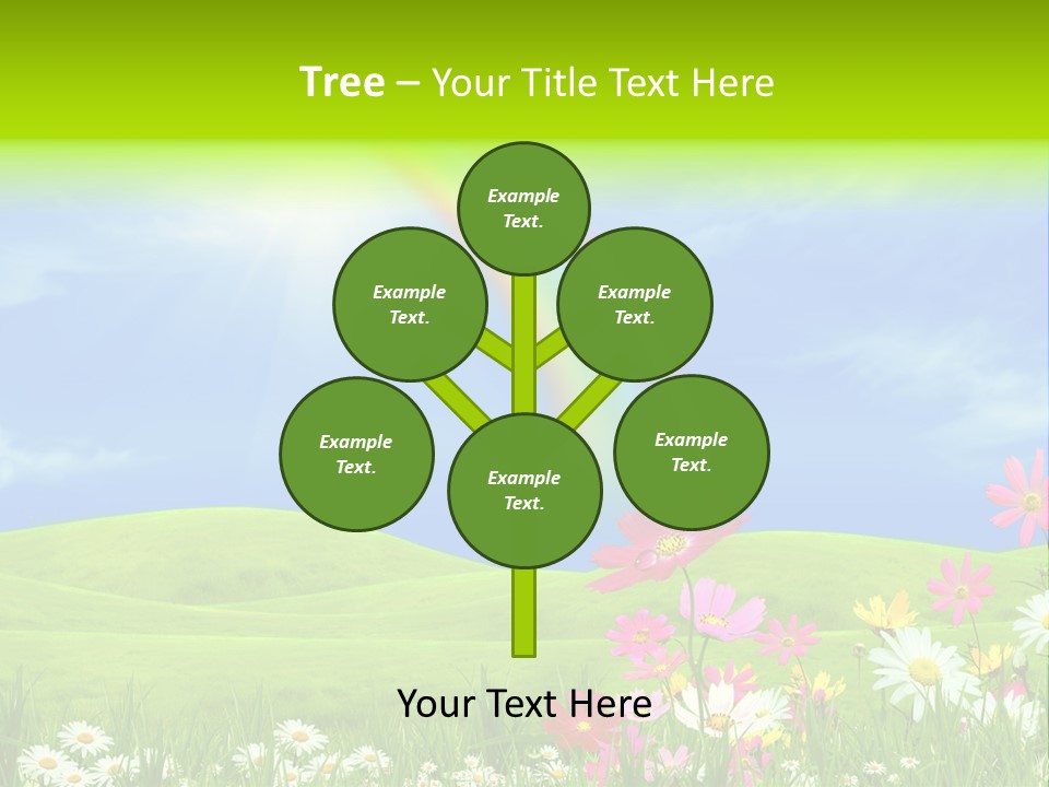 Sunny Green Outdoor PowerPoint Template