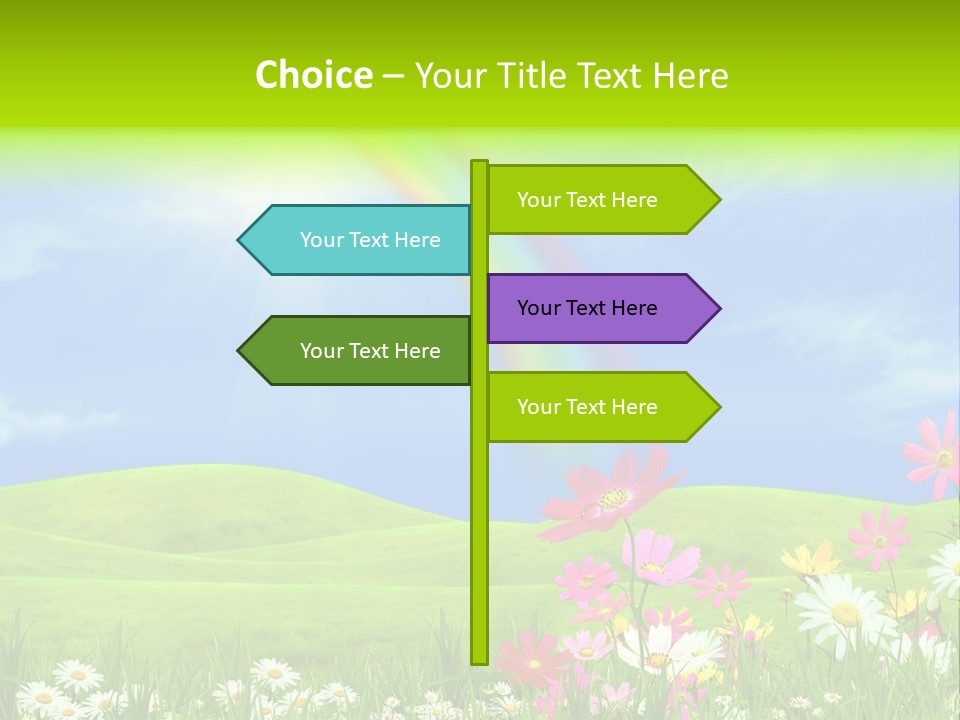 Sunny Green Outdoor PowerPoint Template