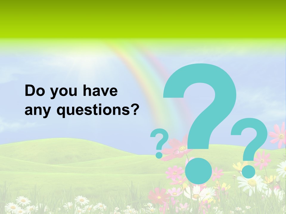 Sunny Green Outdoor PowerPoint Template