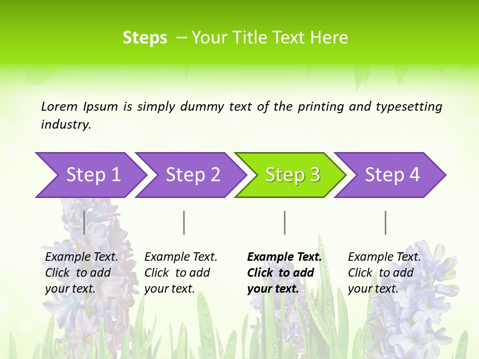 Meadow Natural Decoration PowerPoint Template