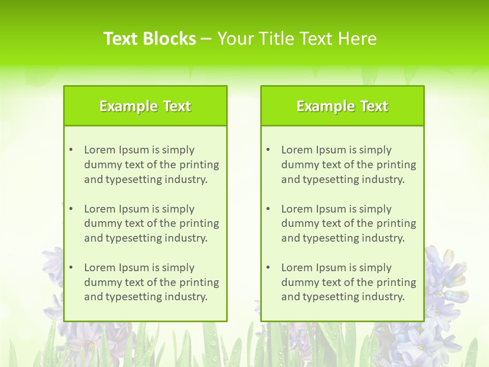 Meadow Natural Decoration PowerPoint Template