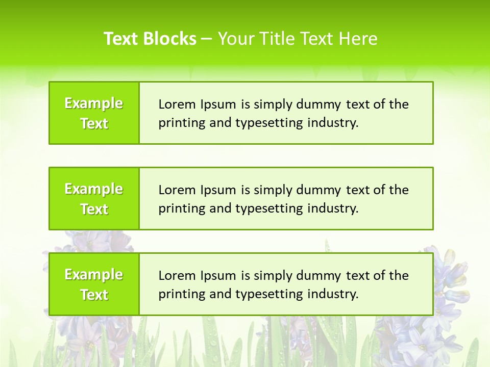 Meadow Natural Decoration PowerPoint Template