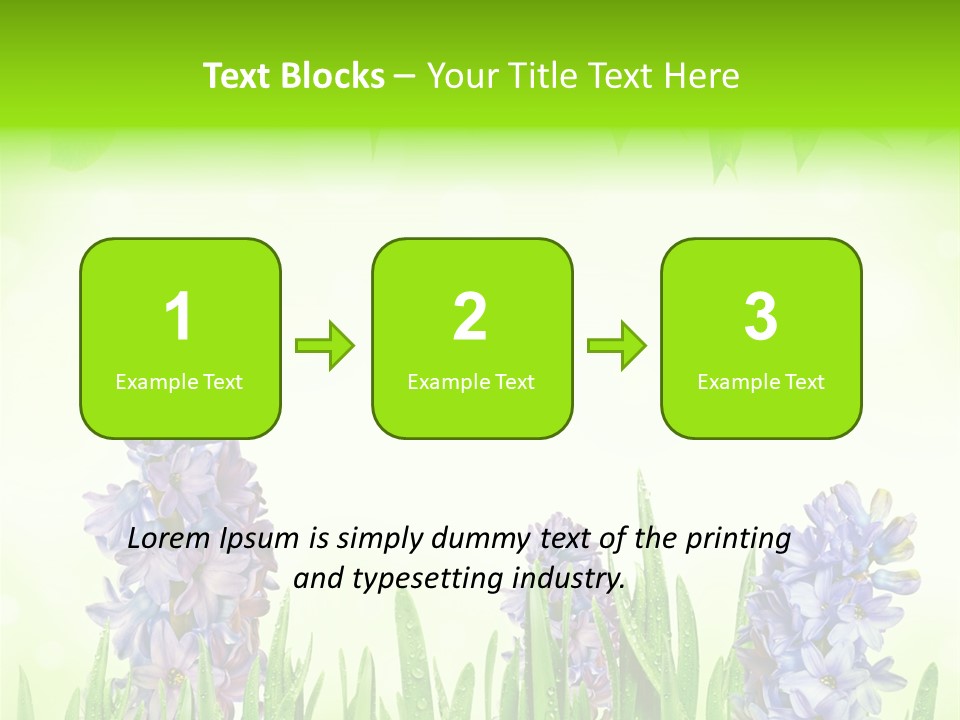 Meadow Natural Decoration PowerPoint Template