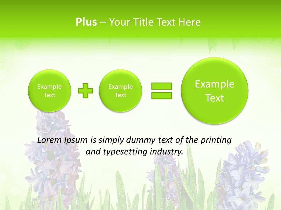 Meadow Natural Decoration PowerPoint Template