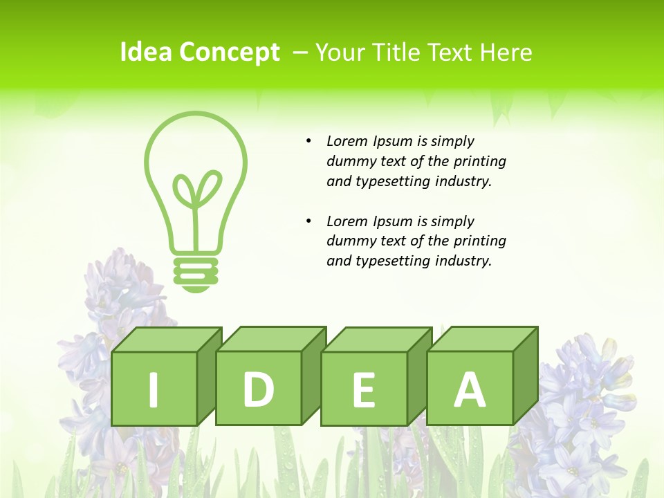 Meadow Natural Decoration PowerPoint Template