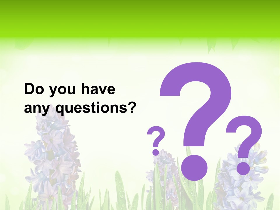 Meadow Natural Decoration PowerPoint Template