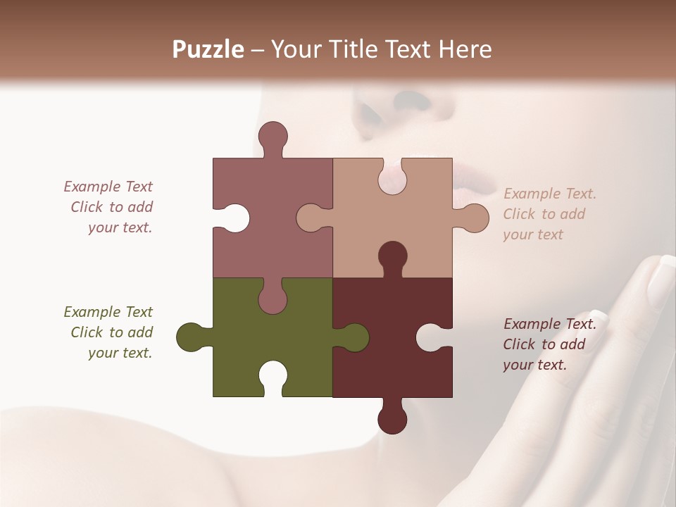 Beautiful Isolated Care PowerPoint Template