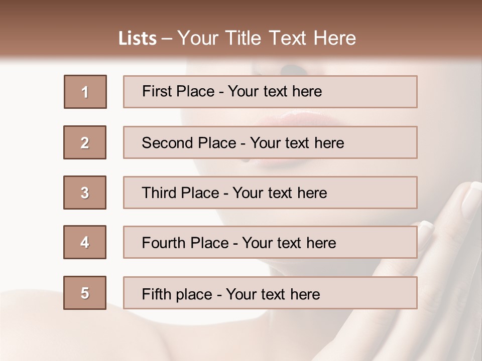Beautiful Isolated Care PowerPoint Template