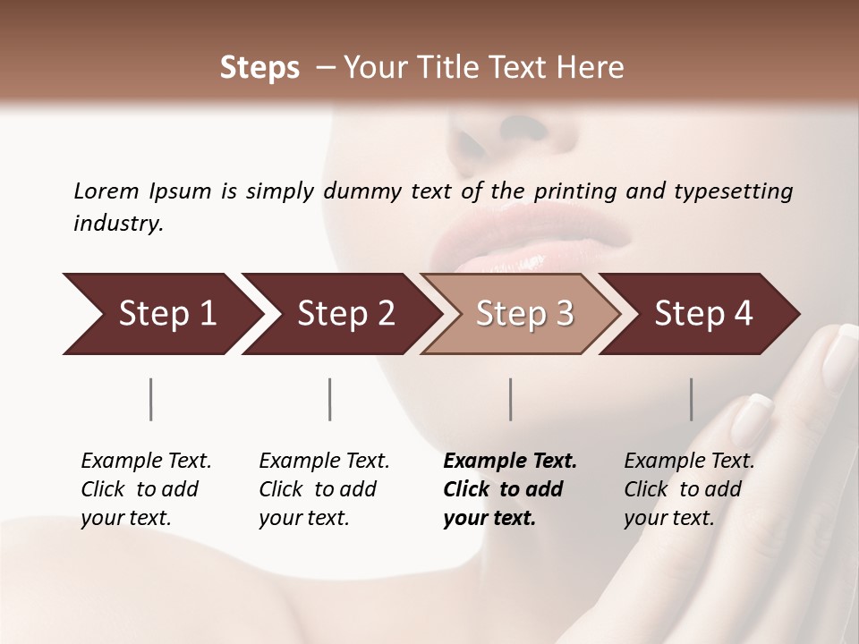 Beautiful Isolated Care PowerPoint Template